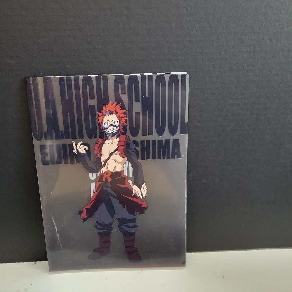 Lot of 6 Clear File Folders from Anime Series My Hero Academia